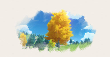 Genshin - Birch Wood Tree