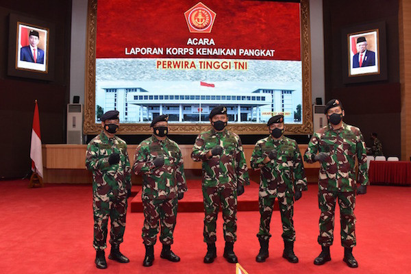 Wakasal Hadiri Laporan Kenaikan Pangkat Perwira Tinggi TNI - Slot Informasi Online